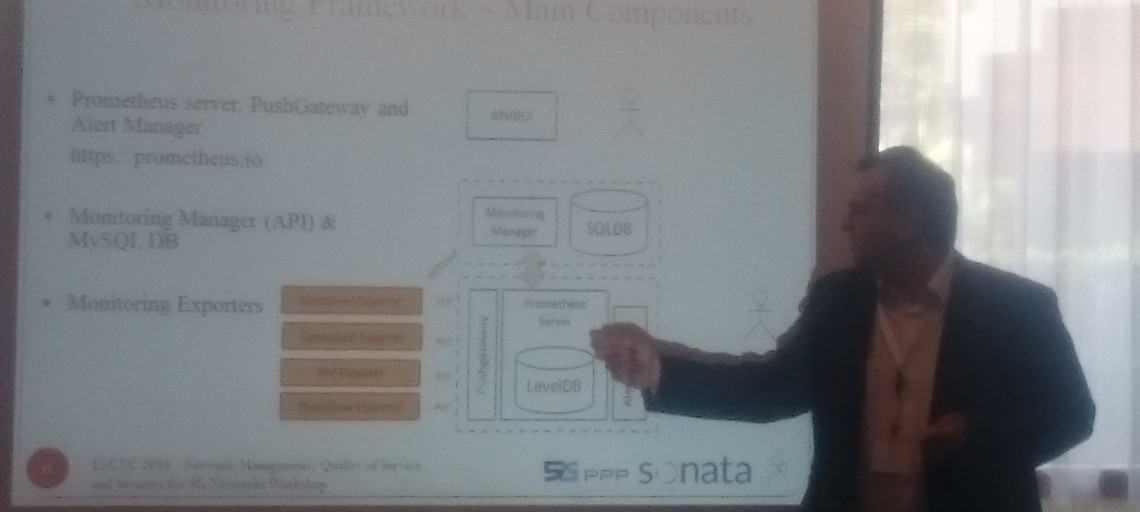 Synelixis presented an open source monitoring framework on EuCNC 2016