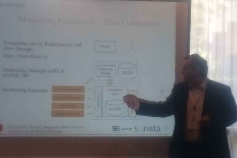 Synelixis presented an open source monitoring framework on EuCNC 2016