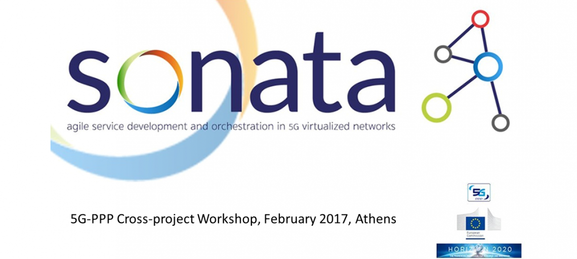 SONATA at the 5G-PPP Cross-project Workshop in Athens